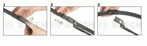 Замена дворников с креплением Push button 19мм, фото 3